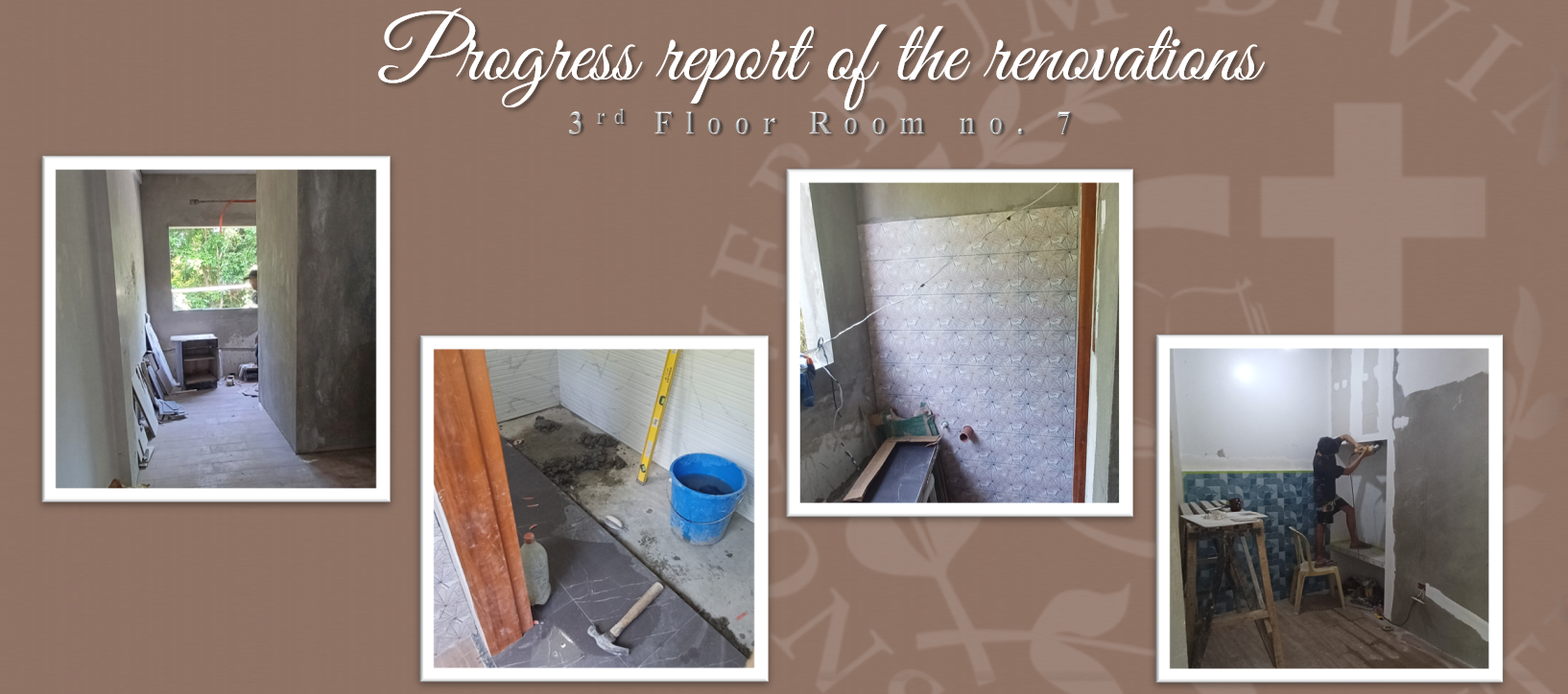 Progress report on the Renovations (3rd Floor Room no. 7)